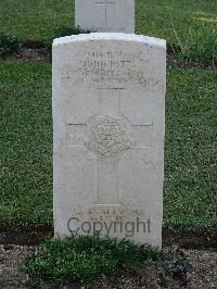 Salonika (Lembet Road) Military Cemetery - Potts, John